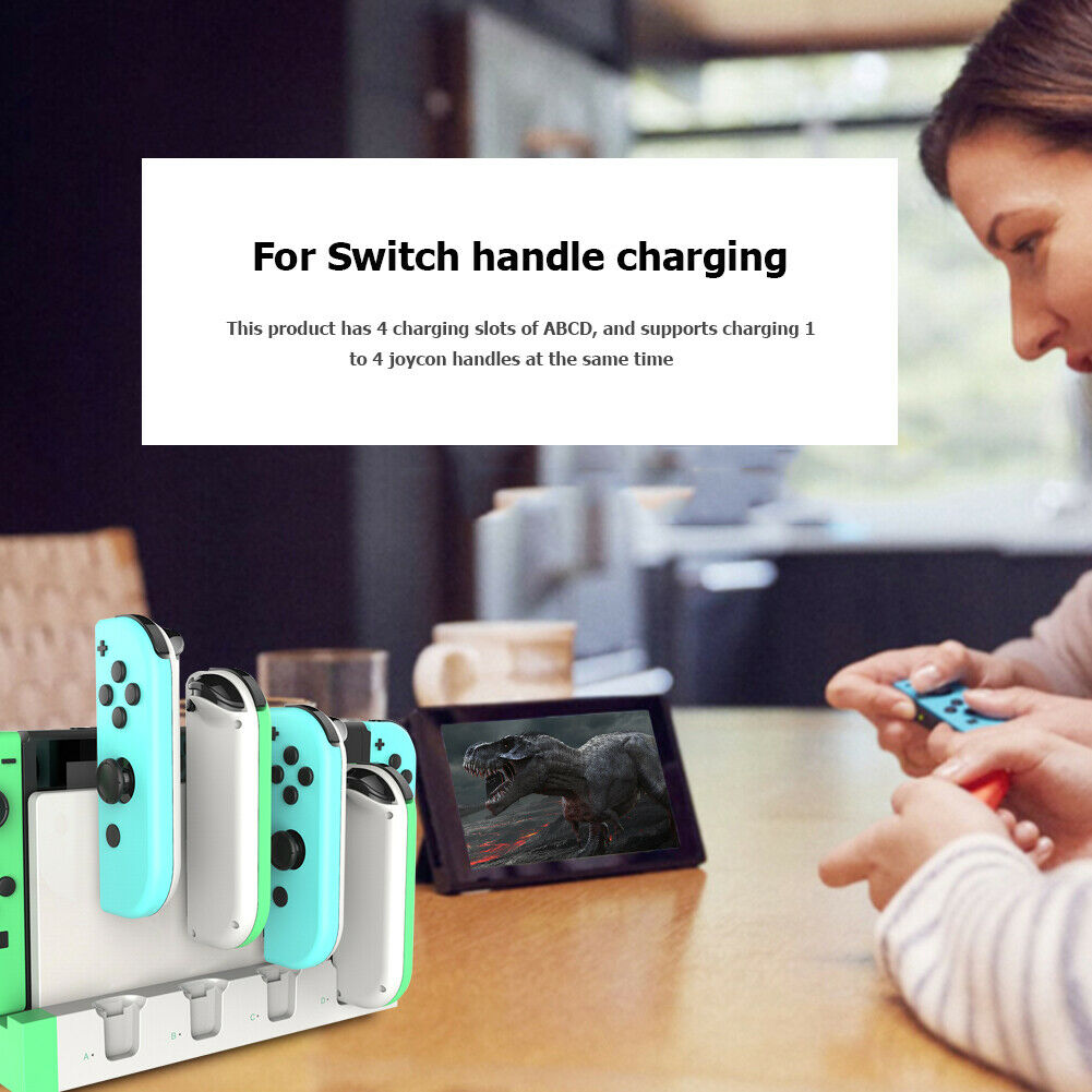 PG-9186A Game Controller Charger Charging Stand for Nintendo Switch Joy Con @