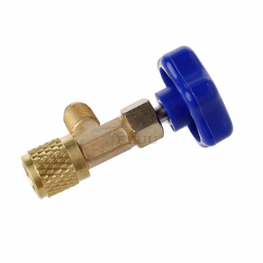 2PCS Car Air Conditioning Refrigerant Opener R134a A/C 1/2" Distributor Adapter