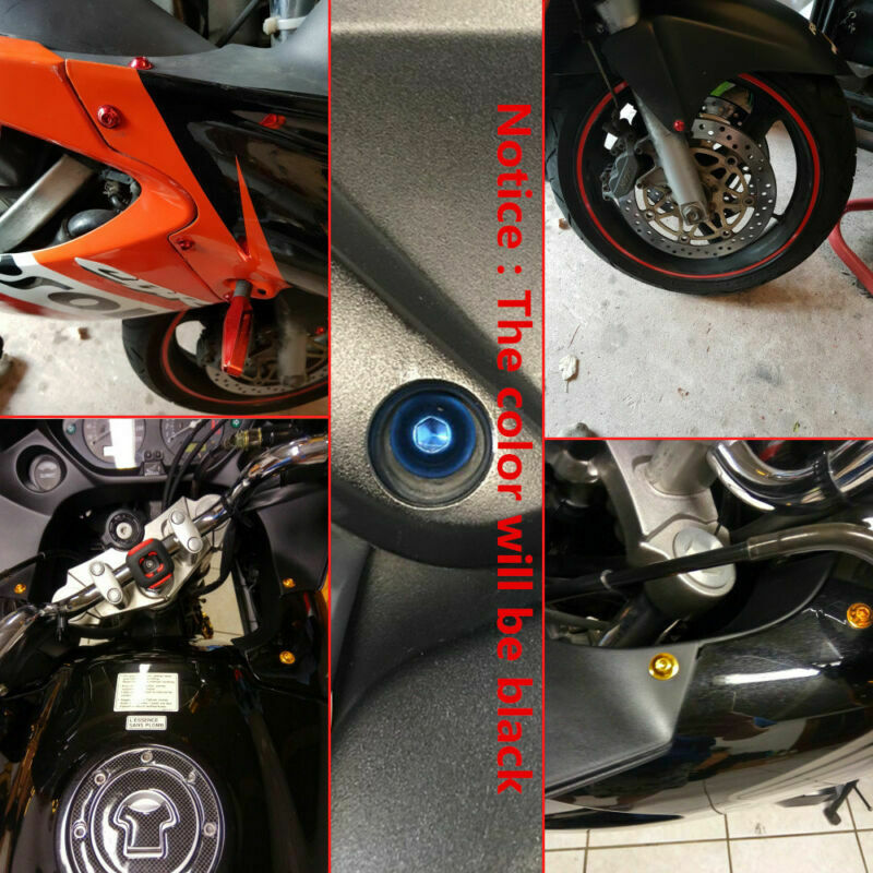 177PC Sportbike Fairing Bolt Kit Bodywork Screw Spire Screw Spring Nut Universal