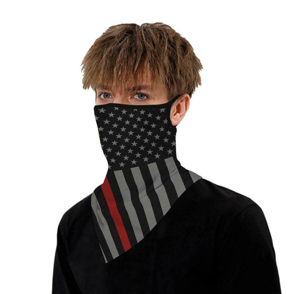 2PCS Mens Outdoor Sport Bandana Face Balaclava Neck UV Windproof Motorcycle