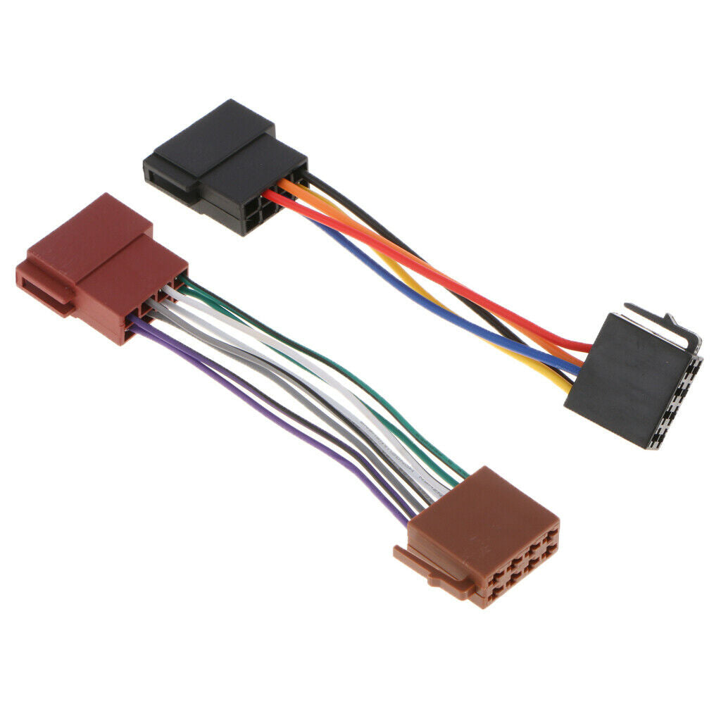 16 Pin ISO Lead Radio Male To Female Stereo Wiring Harness for Volkswagen