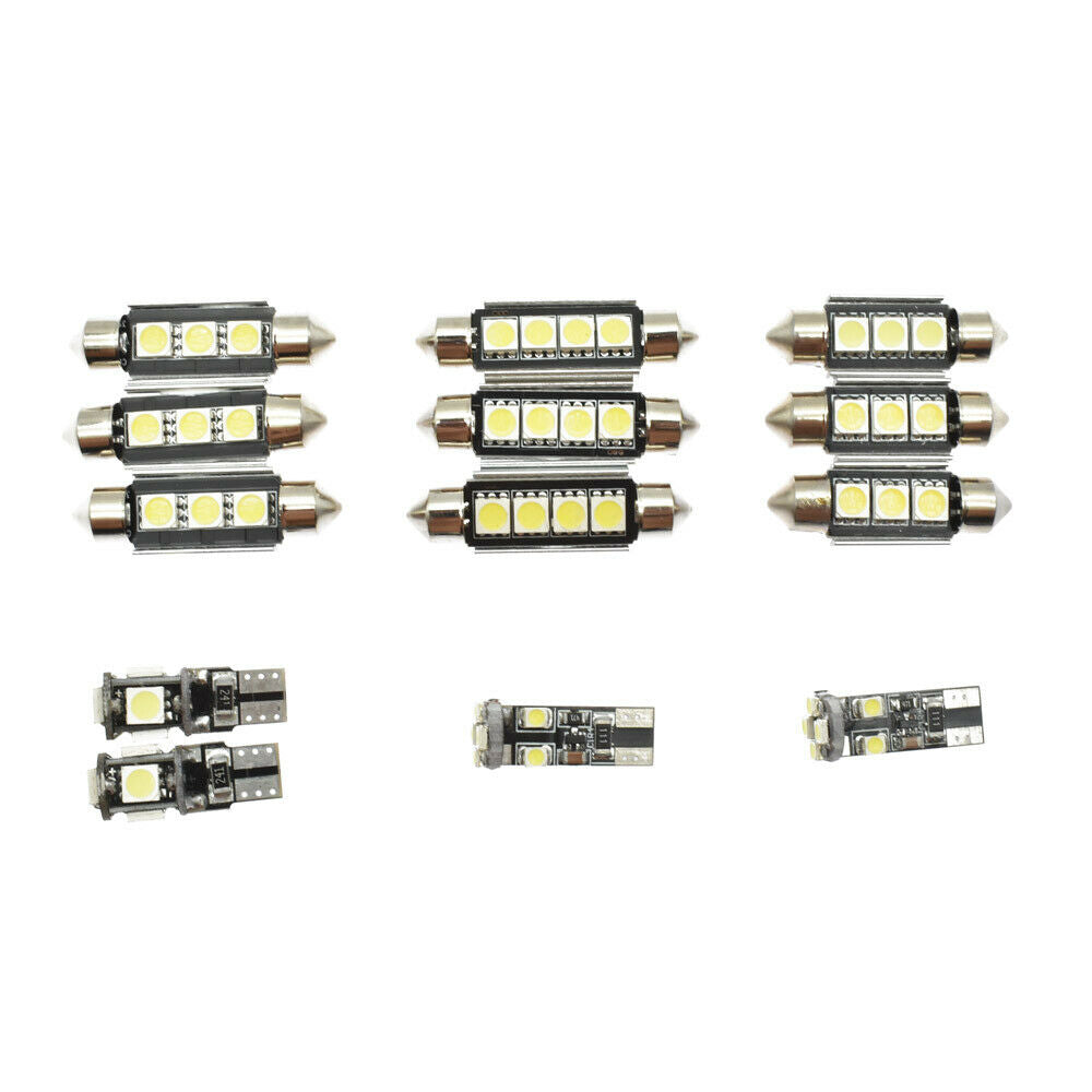 13PCS/SET White error free Interior LED Light Kit for VW Polo 6 R(2013-2015)
