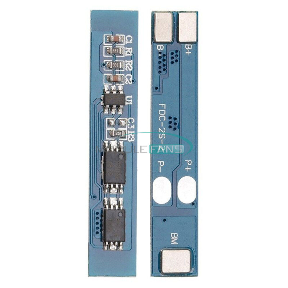 2S 2 cell 3A 7.4 8.4V Li-ion 18650 Lithium Lipo Battery BMS Protection Board PCB