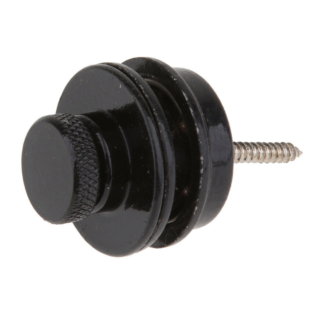 Guitar Strap Locks Buttons Security  Straplocks Strap Retainer System Black
