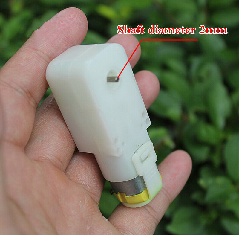 1pcs DC3-6V geared motor DIY smart four-wheel drive DC permanent magnet motor