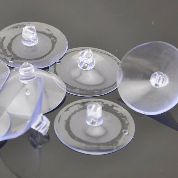 50pcs Transparent plastic suction cups Wedding Car Decoration 3.0cm
