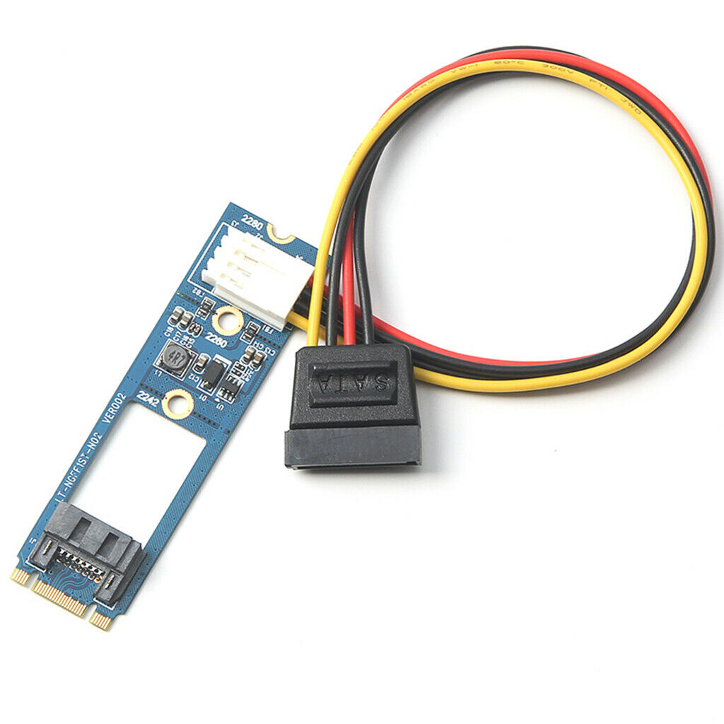 M.2 NGFF to SATA III SSD 7 Pin Adapter Converter Board Card PCB NGFF 4pin