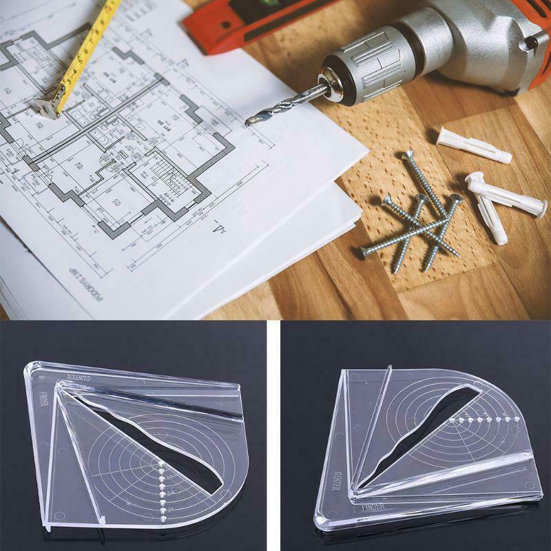 Plastic Center Finder for Square Round Octagon Hexagon Stock Woodwork Supplies