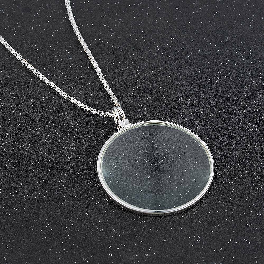 Necklace Magnifier Hanging Loupe 5X Utility Monocle Len Magnifying Glass Pendant