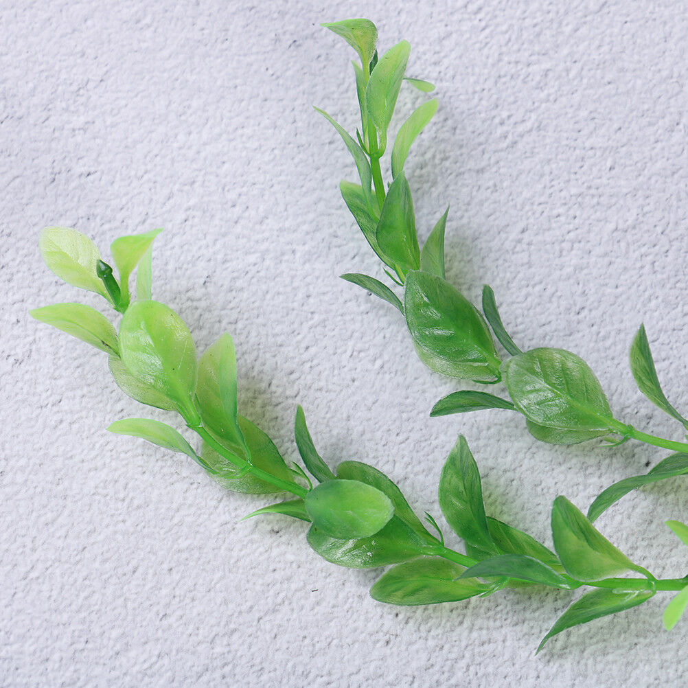 Green aquarium plants water grass ornament plant fish tank plastic decorat.l8