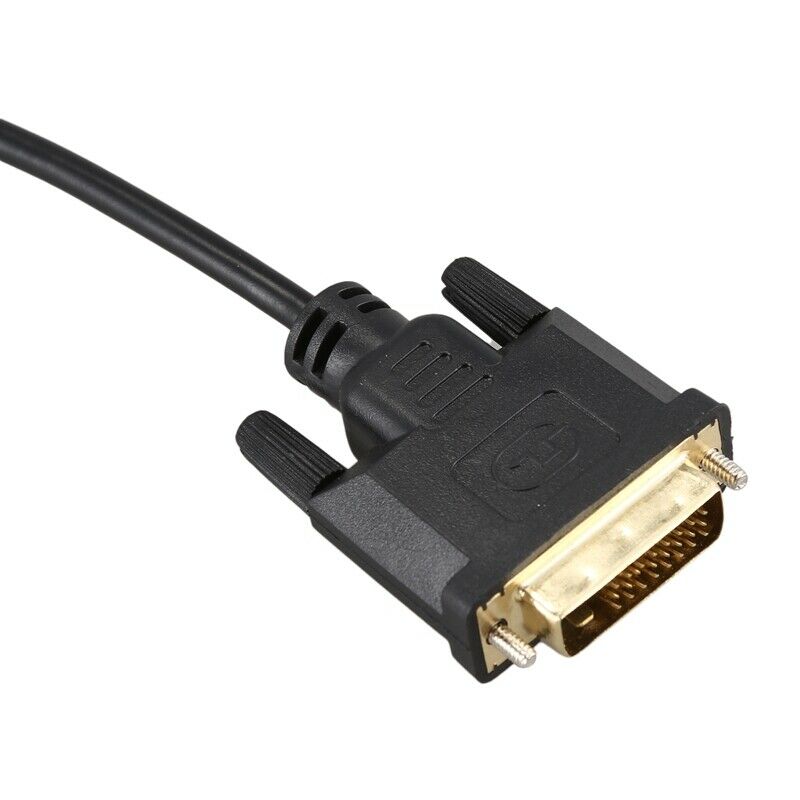 DVI to VGA Adapter Cable 1080P DVI-D to VGA Cable 24+1 25 Pin DVI Male to 15 PN4