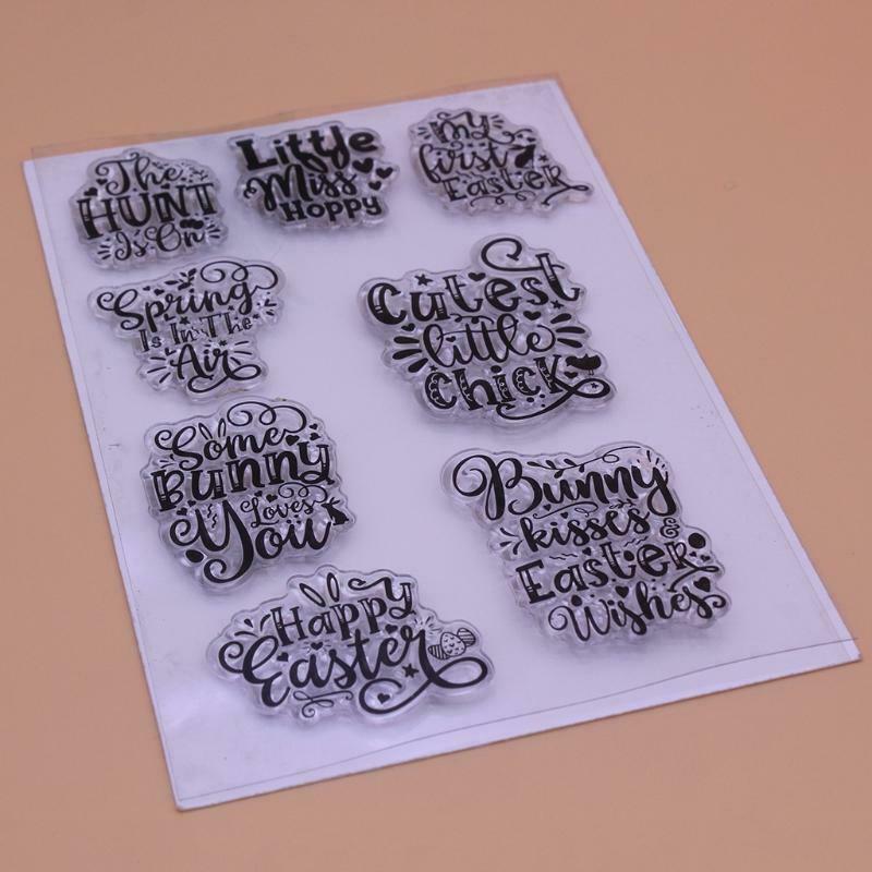 Spring Easter Silicone Clear Seal Stamp DIY Scrapbooking Embossing Photo Album