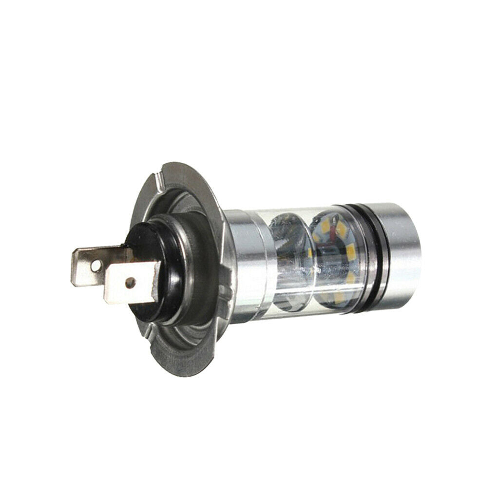 1Pcs HID White H7 6000K 100W LED Projector fog Driving DRL Head Light