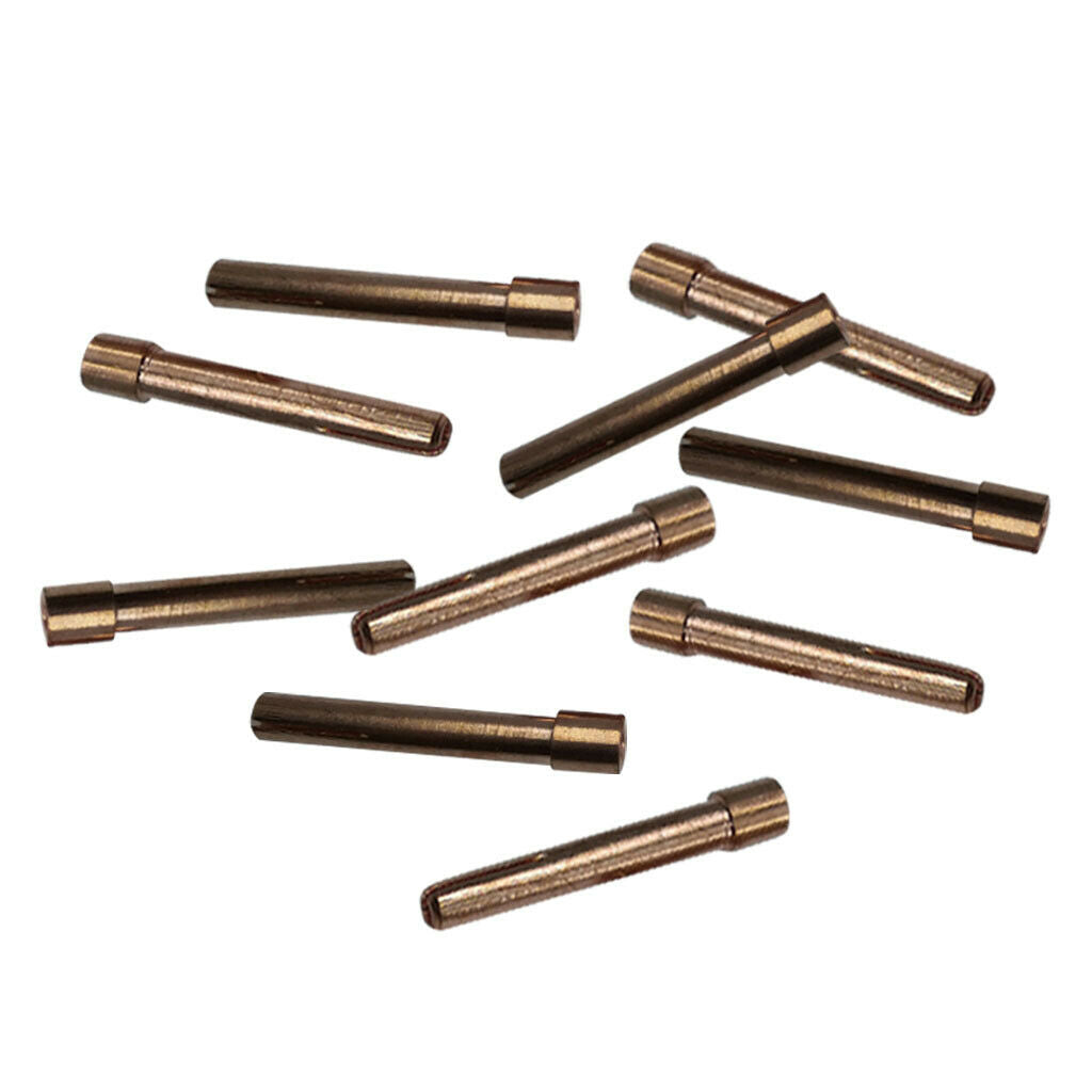 10pcs Brass 2.4mm TIG Collet Tips For QQ150 WP9 18 26 TIG Welding Torch