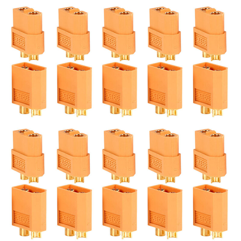 Hot  2 Pairs Xt-60 Male Female Bullet Connectors Plugs FRC Lipo Battery C.l8