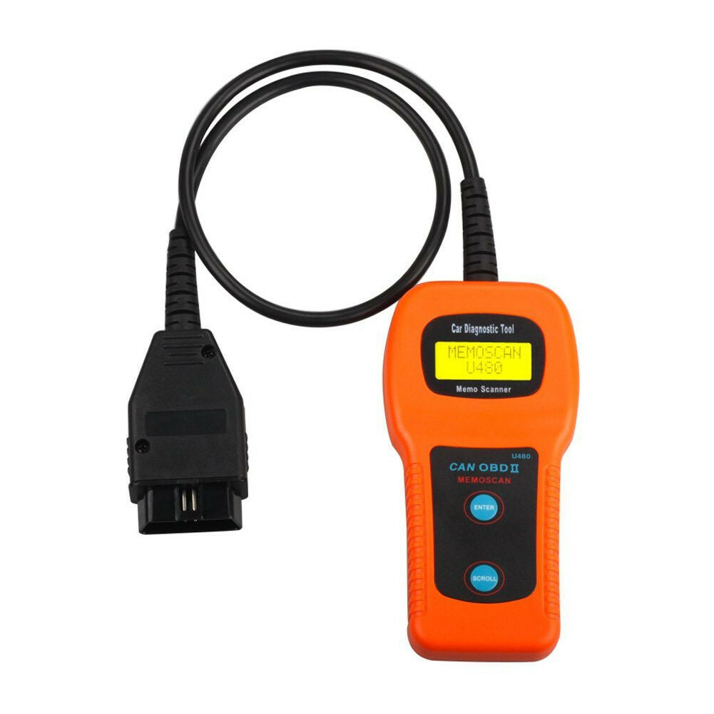 U480 CAN OBD-II OBD2 Auto Scanner Fault Code Reader Car Engine Diagnostic Tool