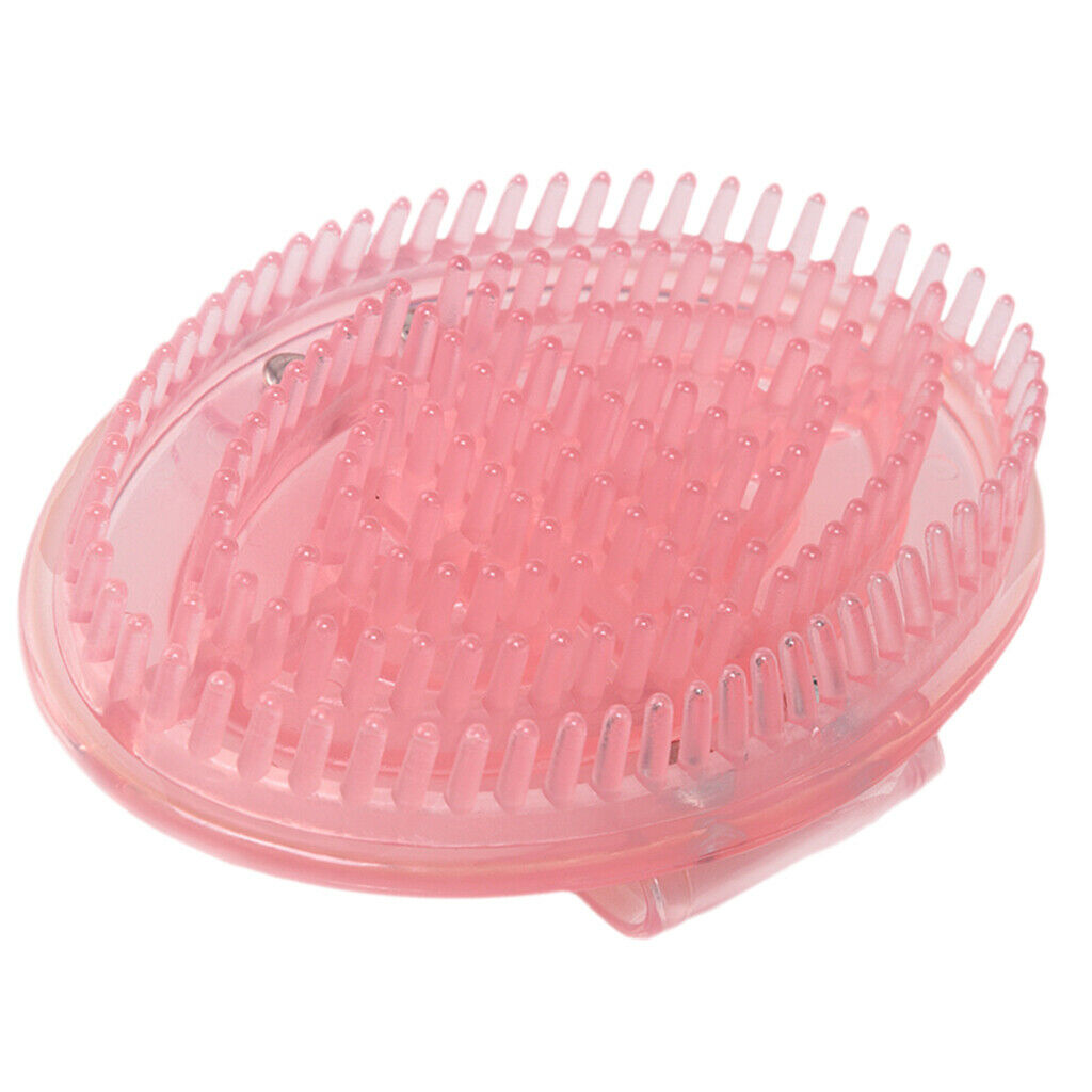 Hair Scalp Massager Shampoo Brush Meridian Brush Scalp Care Brush Pink