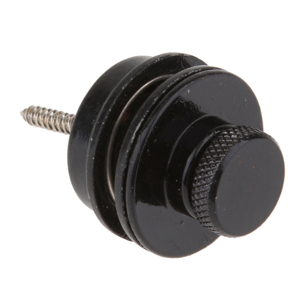 Guitar Strap Locks Buttons Security  Straplocks Strap Retainer System Black