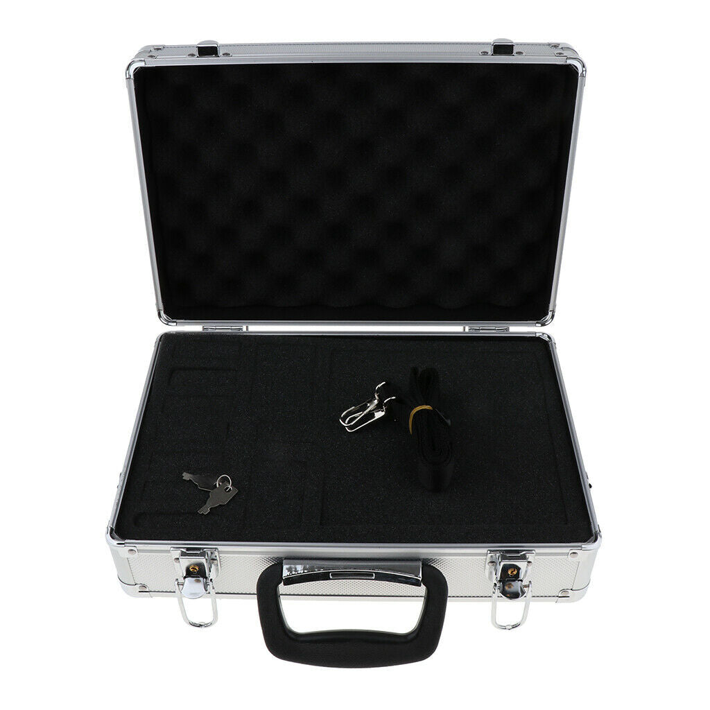 Metal Carrying Hard Case w/ Foam for JR FUTABA FLYSKY Transmitter Receiver