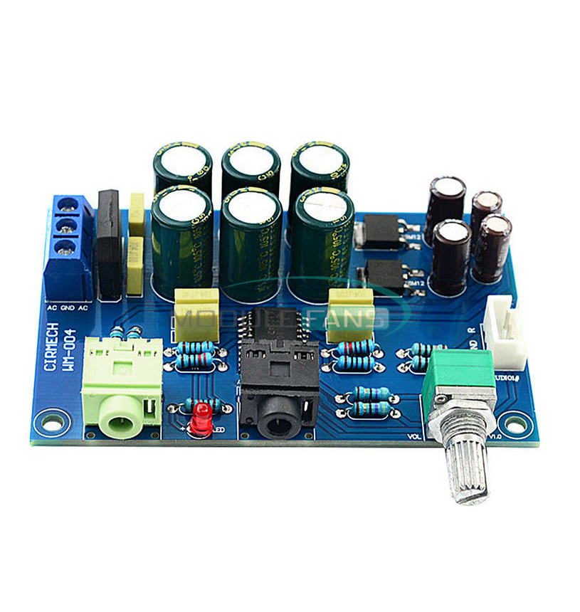TPA6120A2 TPA6120 Headphone Amplifier Board HIFI Headphone AMP AC/DC 12V-24V