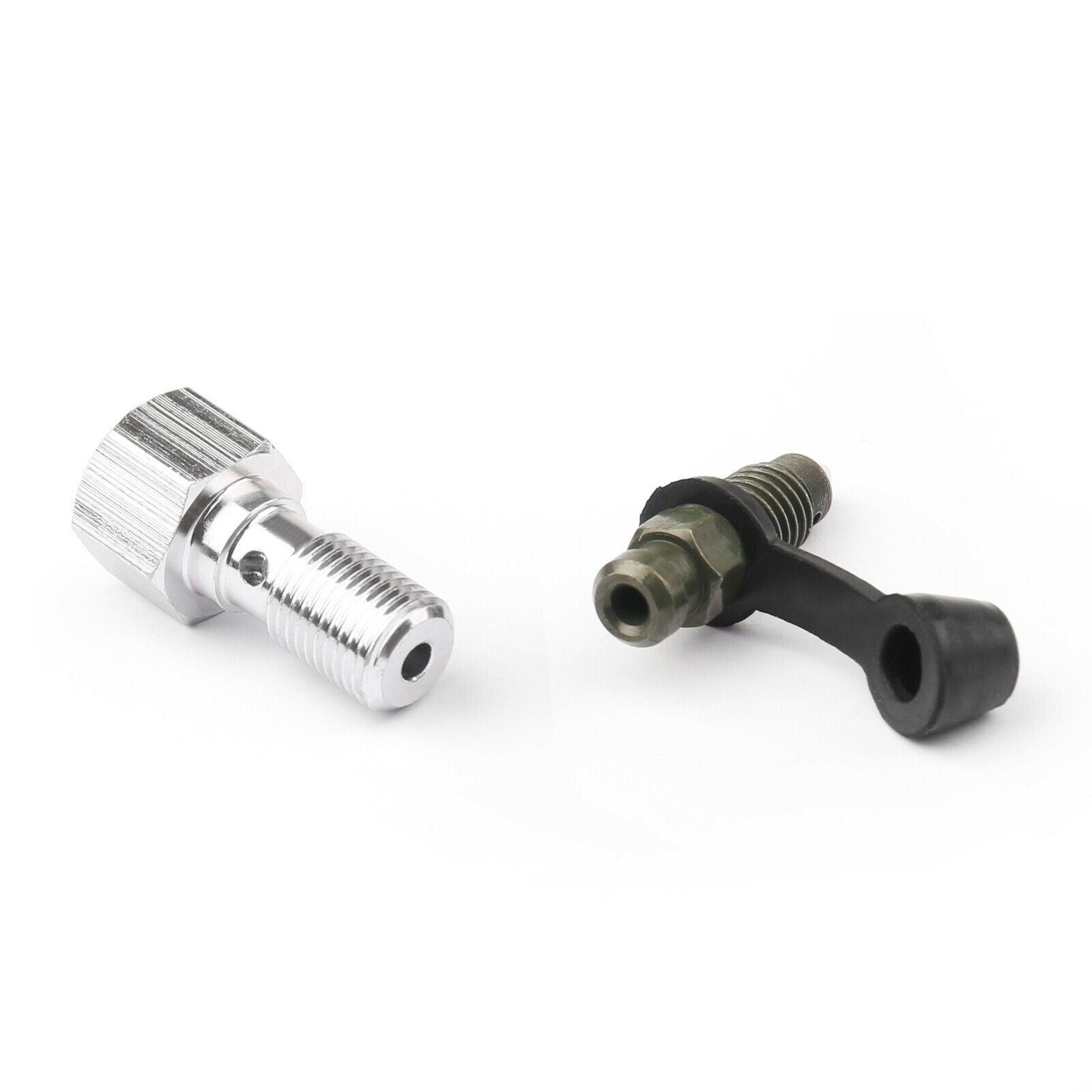 M10x1.0mm Motorcycle Brake Caliper Bleeder Screw Fork Air Bleeder Valves