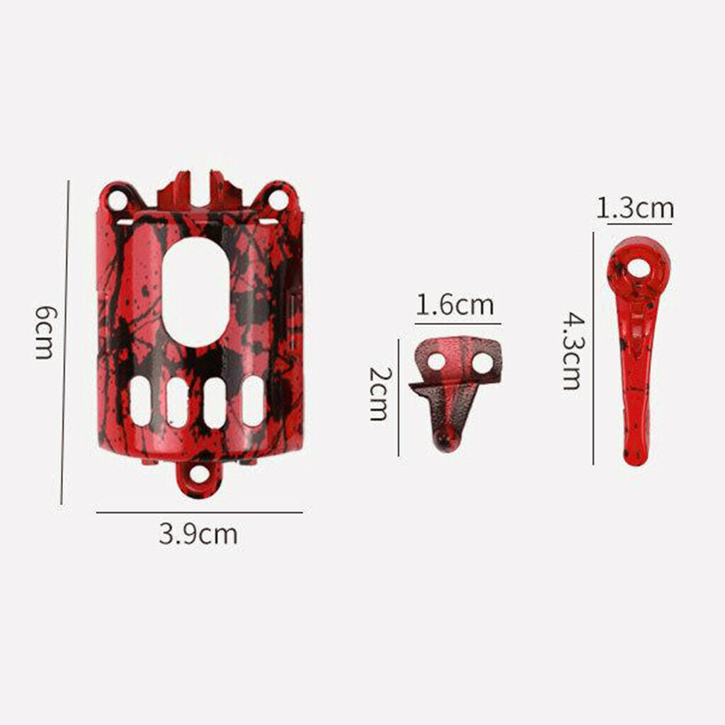 Modified Cover Case Shell Kit for   8591 8148 8504 Hair Clippers Red