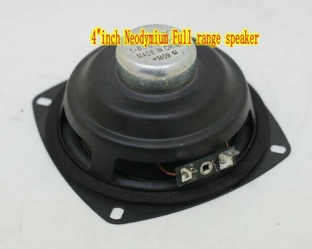2pcs 4"inch 8Ω 35W Full frequency speaker Paper cone Neodymium HiFi Audio Parts