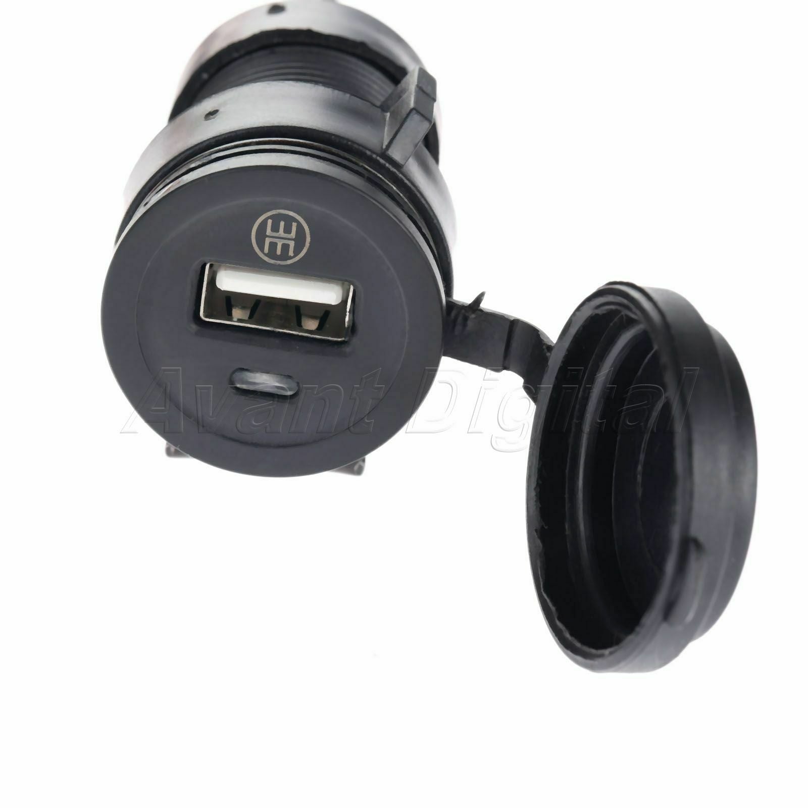 Universal Motorcycle USB Socket Charger Mobile Phone Power Adapter Motorcycle