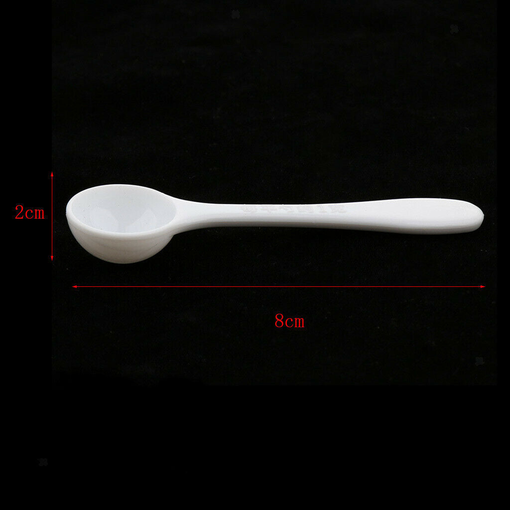 10 Count Pet Compound Feed Stuff Food Small Spoon 1g Spoons for Bird Parrot