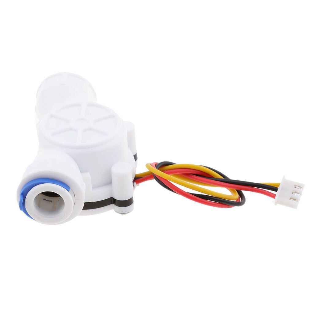 3/8" Water Flow Hall Sensor Switch PE Pipe Flow Meter Flowmeter Counter