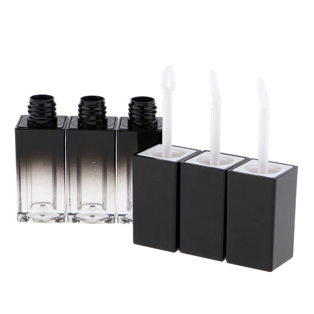 Square Shape Refillable Lipstick Glazing Color Tube Cosmetic Empty Bottle