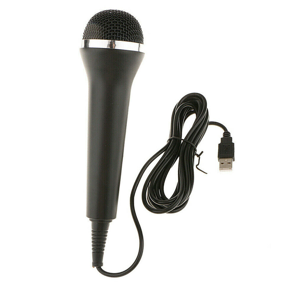 USB Wired Microphone Karaoke Mic for PlayStation 4 PS4 Switch Wii Xbox PC