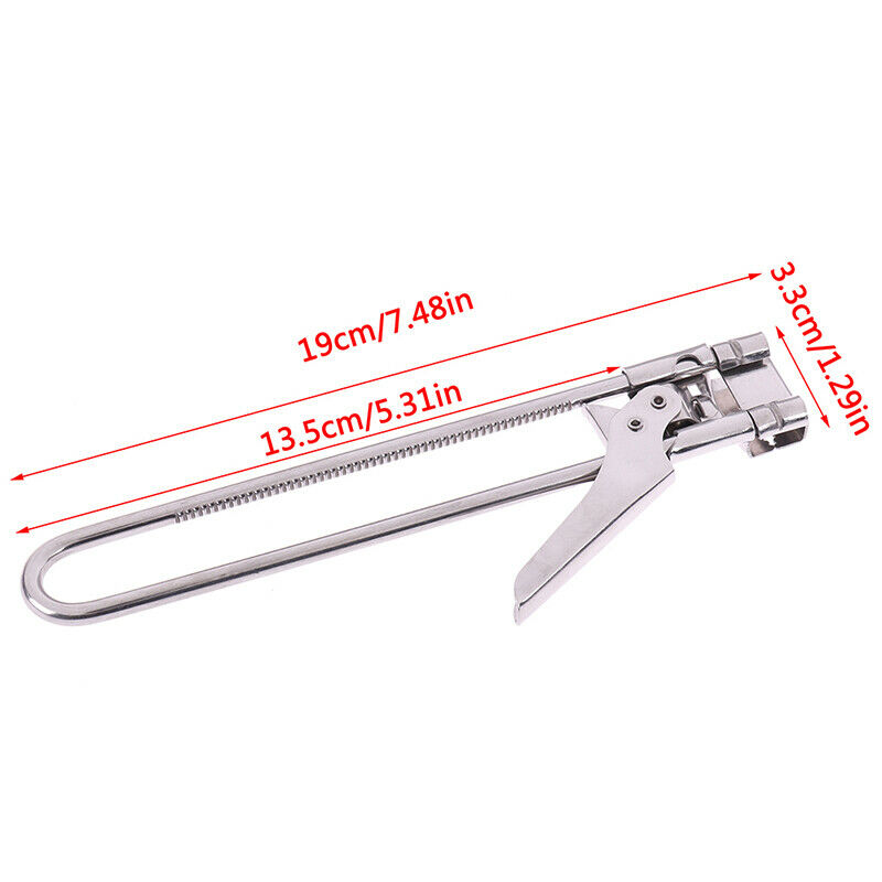 Portable Adjustable Manual Stainless Steel Jar Lid Opener Gripper Can OpenDD