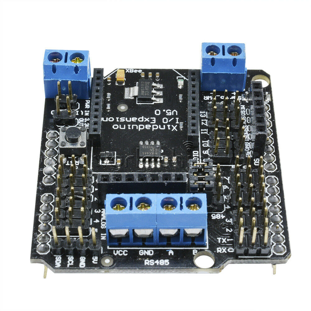 Xbee/Bluetooth/RS485 SRS485/APC220 I/O Sensor Expansion Shield V5 For Arduino