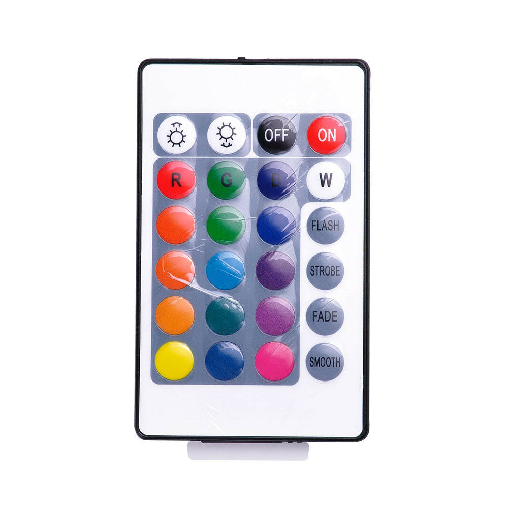 4x 9 LED Remote Control Colorful RGB Car Interior Floor Atmosphere Light Strip