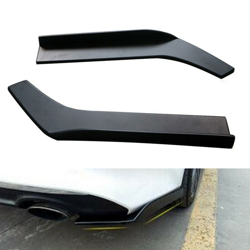 Pair 62cm Car Bumper Spoiler Anti-crash Rear Lip Angle Splitter Diffuser for BMW