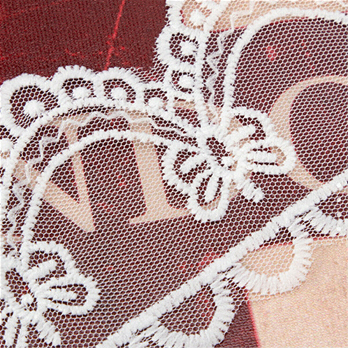 2 Yards Net Embroidery Lace Trim Wedding Dress Ribbon Decoration Sewing Craft