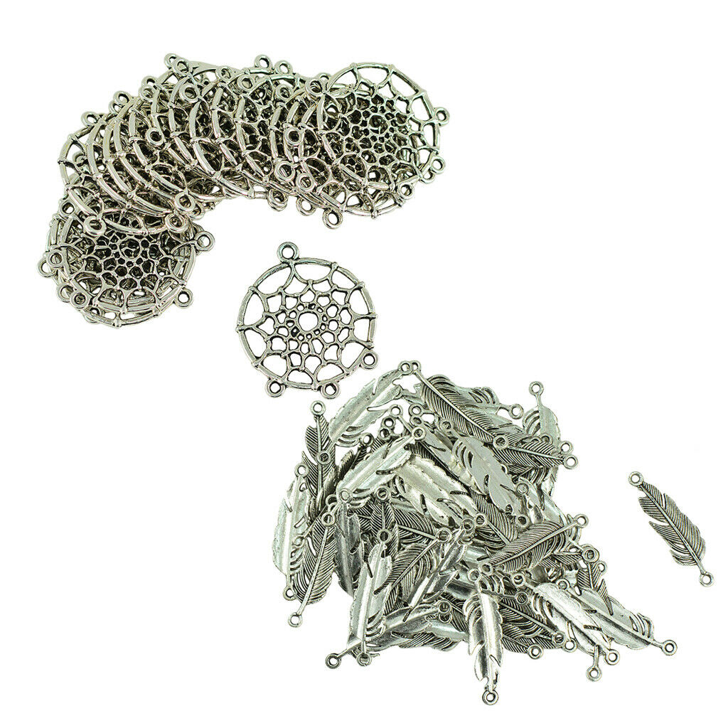120pcs  And Dream Catcher Retro Charm Pendant DIY Jewelry Findings