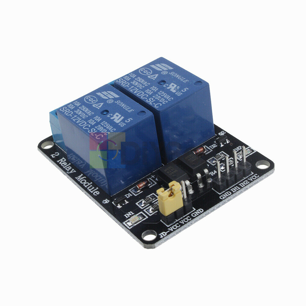 DC 24V Relay 2 Channel Module Board With Optocoupler For PIC AVR DSP ARM Arduino