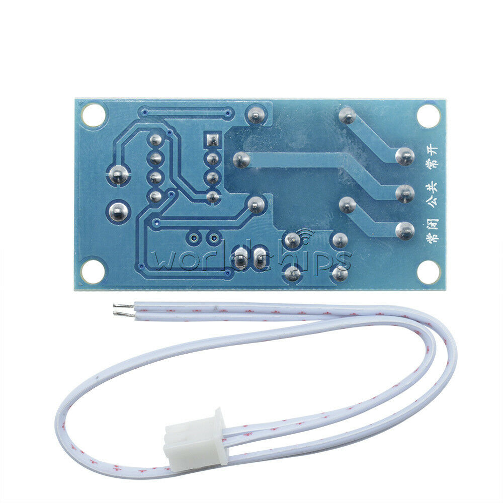 12V 1-Channel Latching Relay Module with Touch Bistable Switch MCU Control