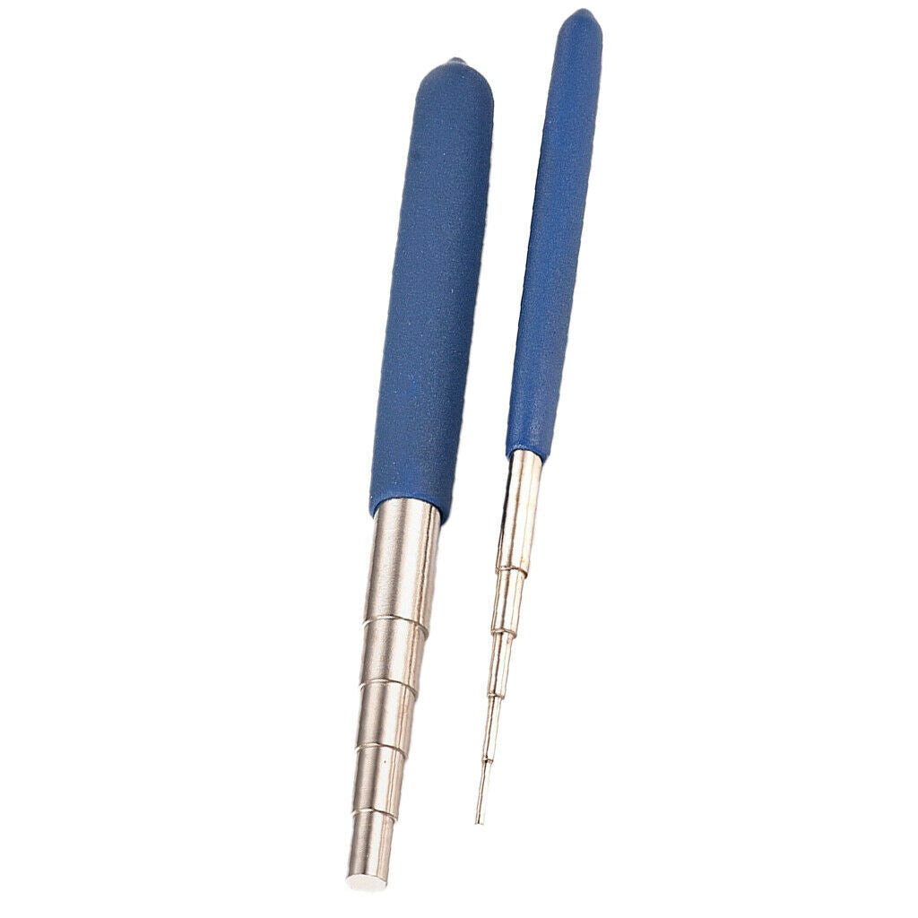 DIY Coil Building Sticks Rods 2pcs Coiling Tool Micro Coil Jig Chrome Plated
