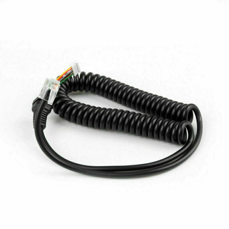5Pcs RJ45 6PIN Speaker Mic Cable Line Cord For Yaesu MH48A FT-8800/1802 Radio CA