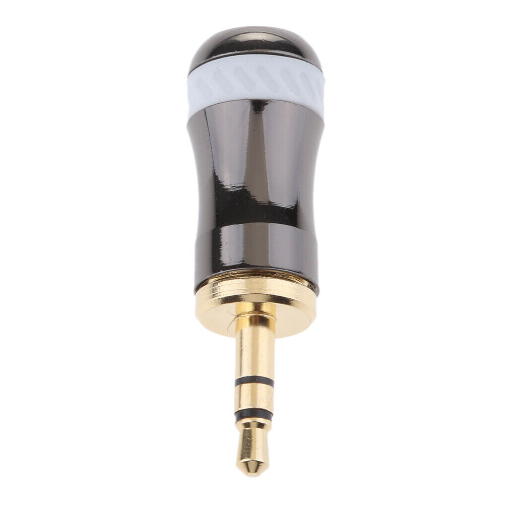 3Pole 1/8'' 3.5mm Male Repair Headphone Jack Audio Soldering Connector
