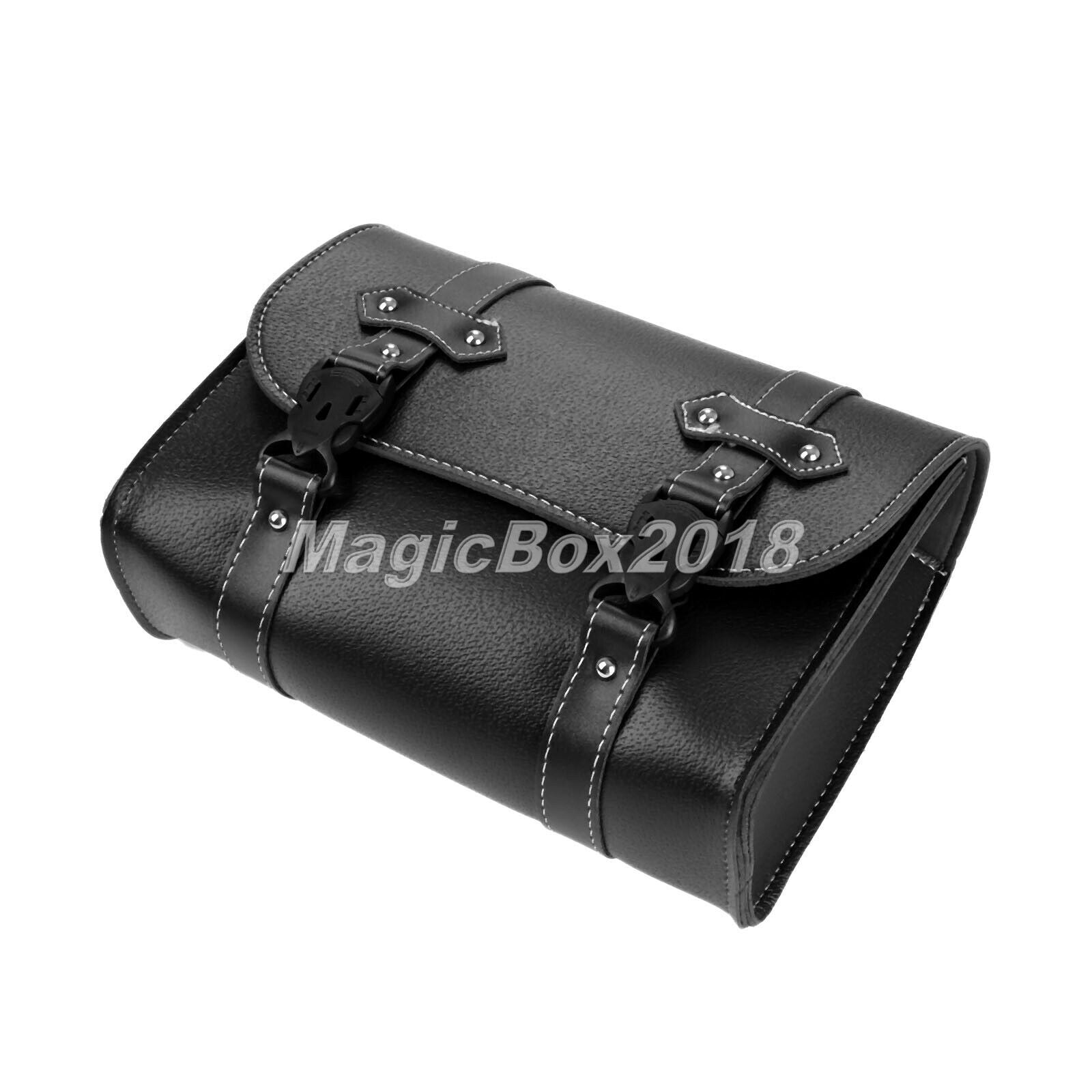 Motorcycle Waterproof Black Side Saddle Bag Storage for Kawasaki Vulcan 900 2010