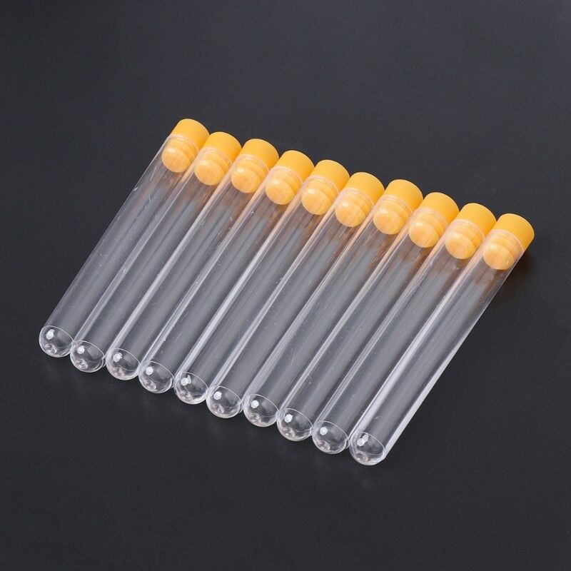 10x Transparent Knitting Sewing Felting Needle Bottle Plastic Storage Container