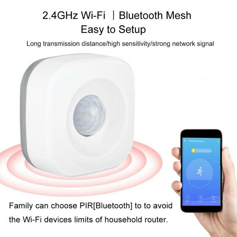 for Tuya WiFi PIR Motion Sensor Wireless Infrared Detector Security Burglar AlA1