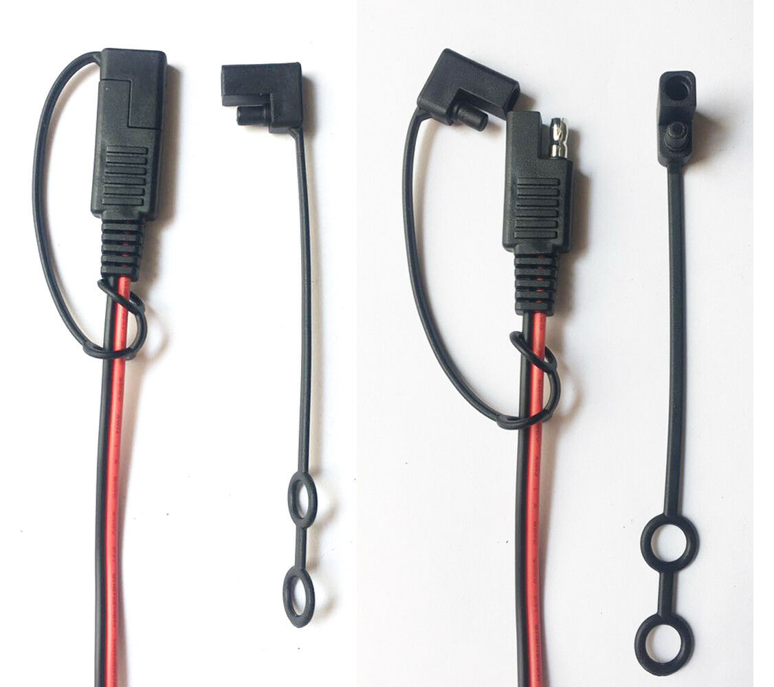 4pcs Black SAE Waterproof Cover Cap for SAE Power Solar Automotive Connector