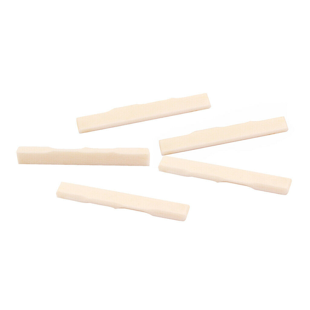 5pcs / set ukulele guitar bone bridge saddles for violin makers guitars