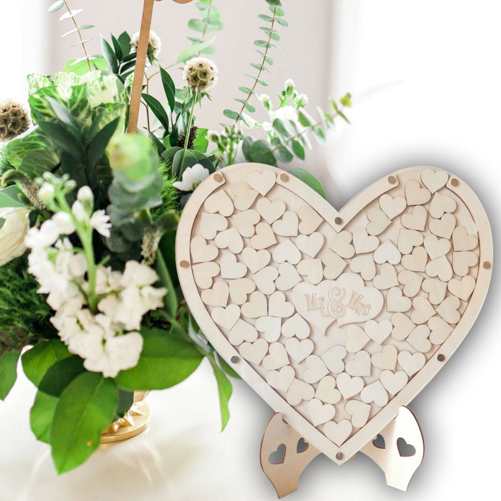 Wedding Guest Book Boxwood Visitors Drop Box Wedding Event Cards Reception