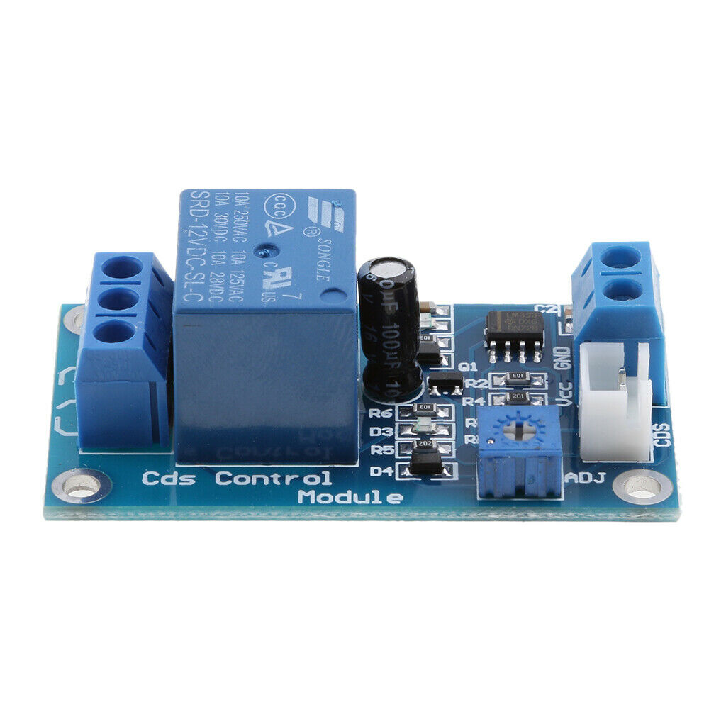 1 Pack XH-M131 Light Switch Photoresistor Relay Sensor Modules DC12V Blue